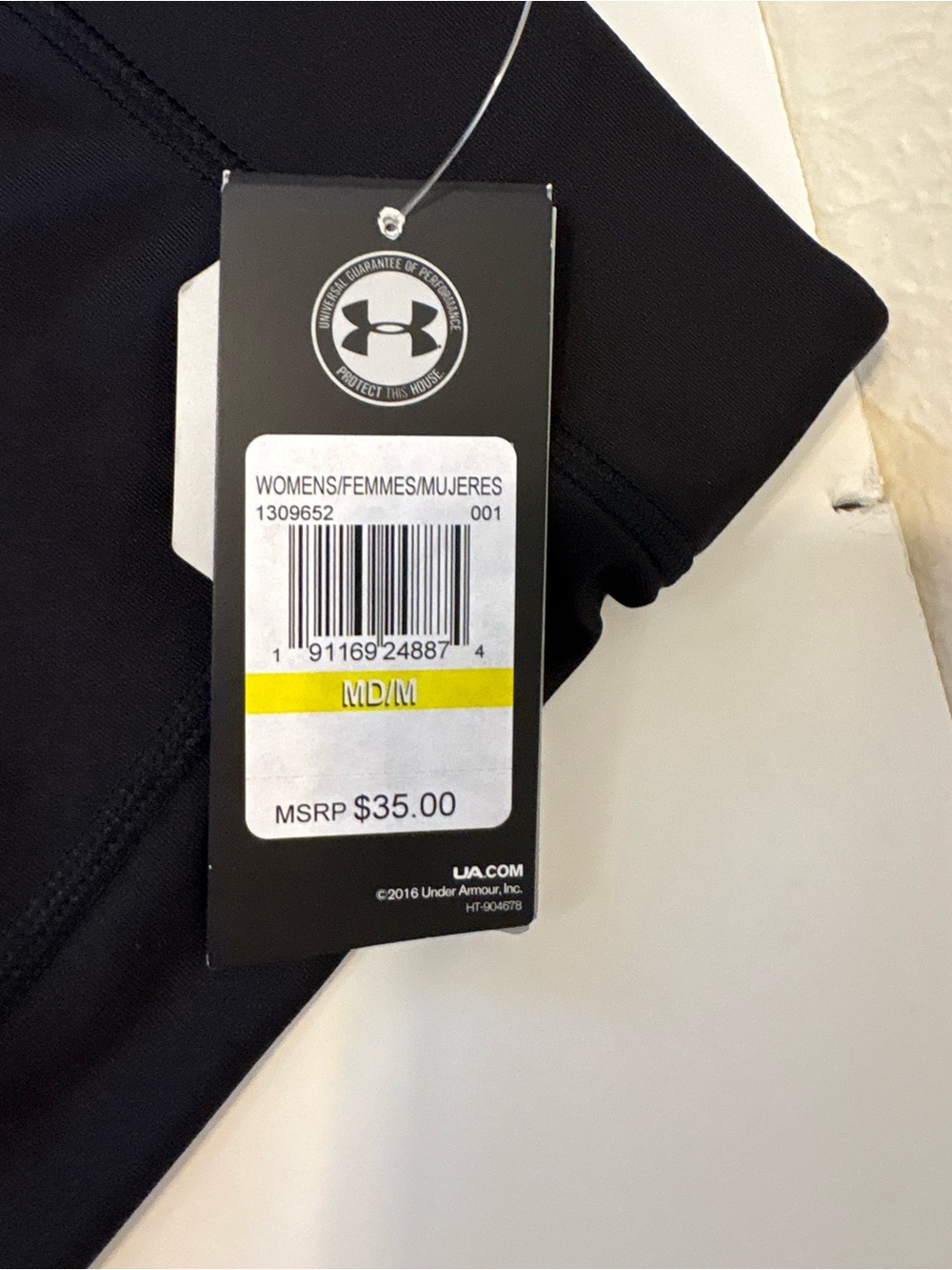 Under Armour Black Women's Performance Crop Leggings - Picture 2 of 3